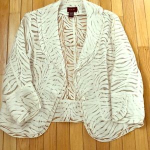 Elegant Cream Lace Jacket